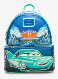 Mini mochila Cars Flo's Cafe con brillo en la oscuridad