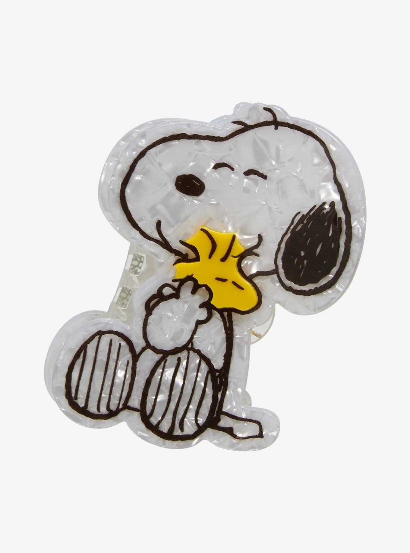 Pinza de pelo con Snoopy y Woodstock
