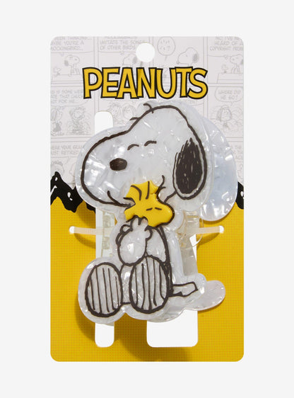 Pinza de pelo con Snoopy y Woodstock