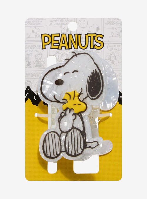 Pinza de pelo con Snoopy y Woodstock