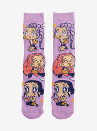 Calcetines HUNTR/X de KPop Demon Hunters