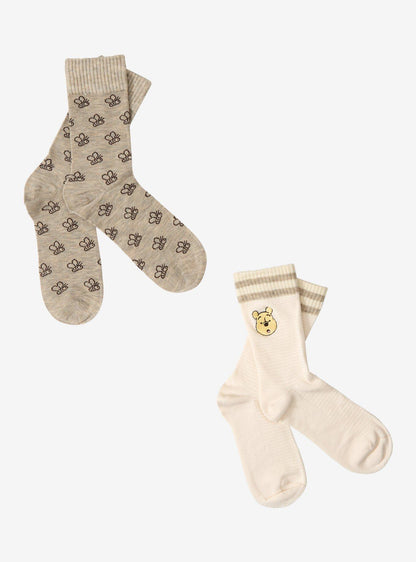 Set de calcetines Disney Winnie the Pooh con bordados