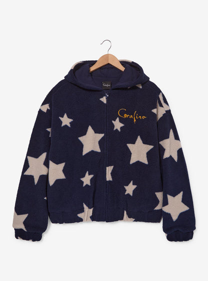 Chaqueta Sherpa Coraline con Estampado de Estrellas