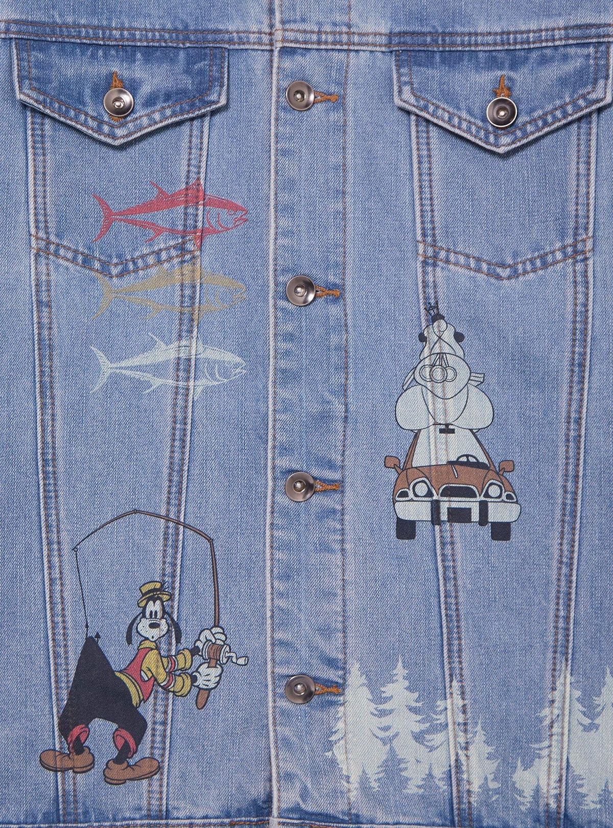 Chaqueta de mezclilla Disney Goofy Gone Fishing