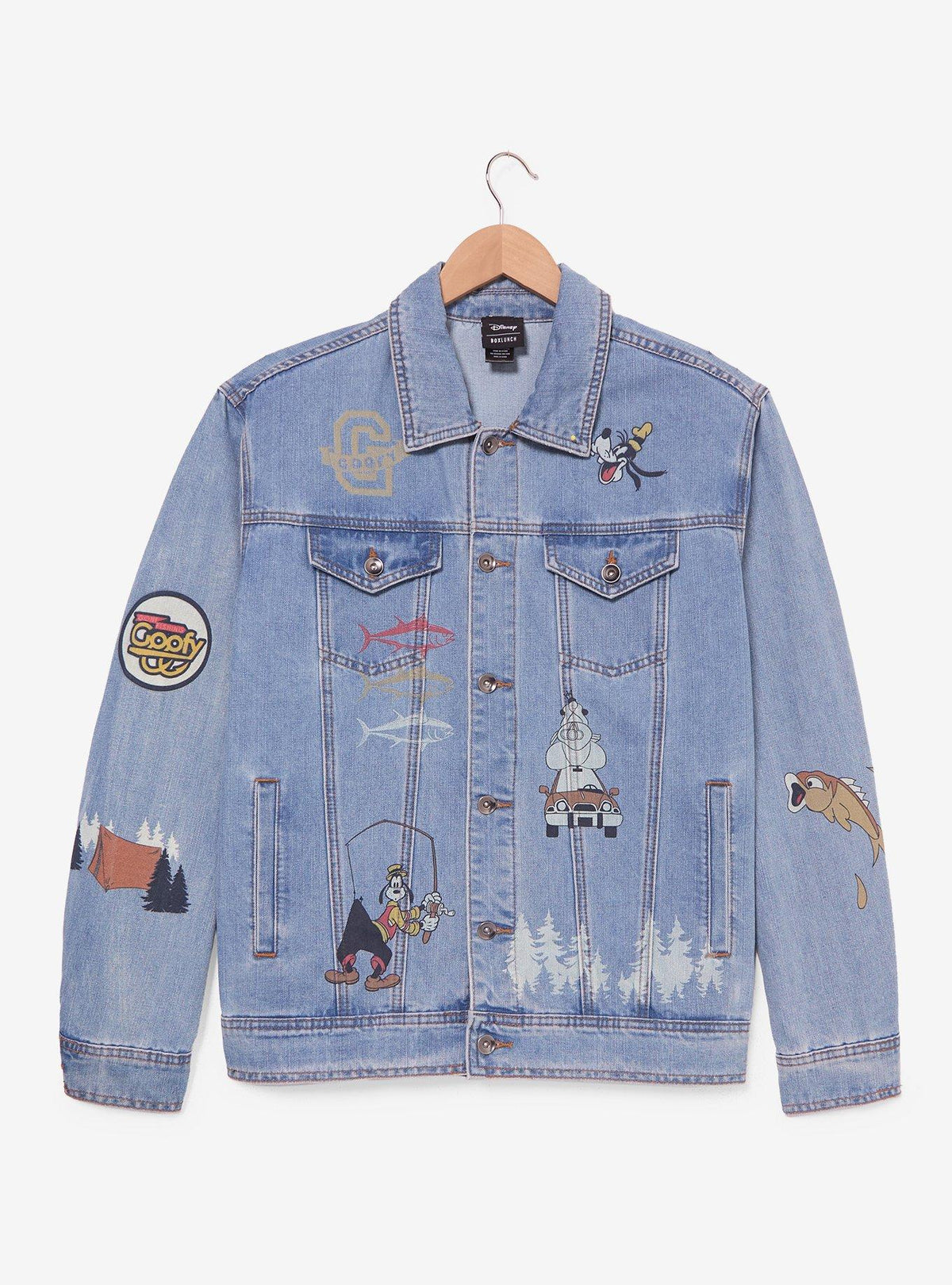 Chaqueta de mezclilla Disney Goofy Gone Fishing