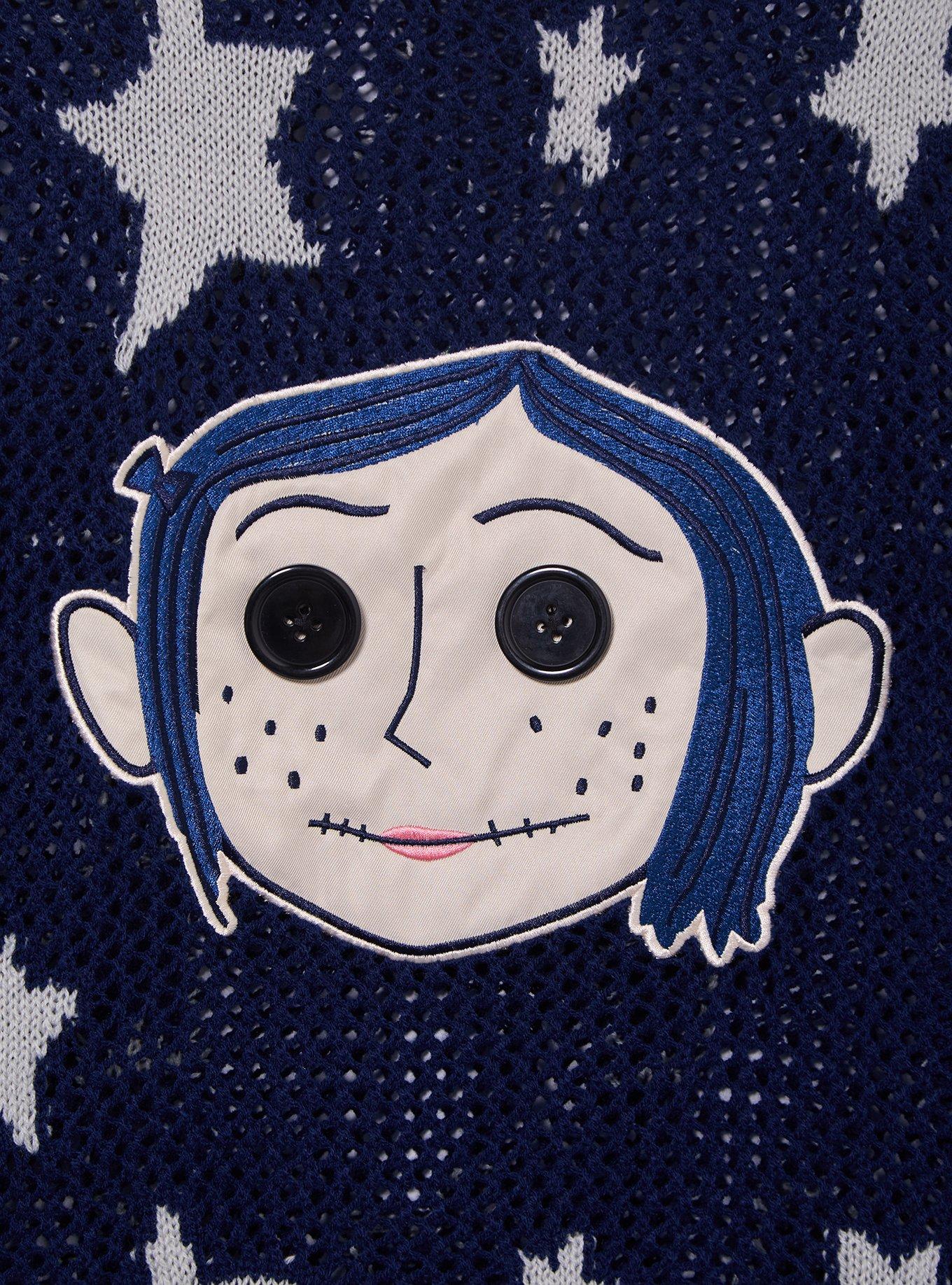 Polerón tejido estrellado de Coraline para mujer