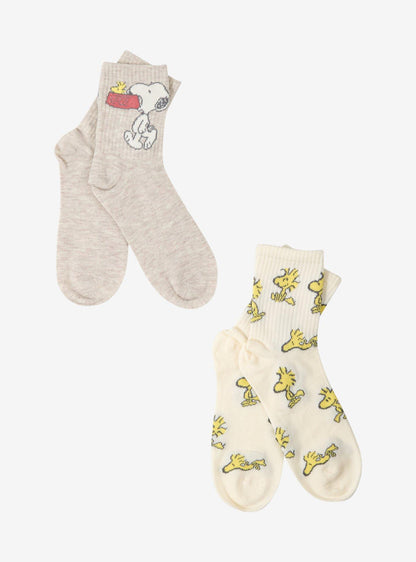 Set de calcetines Peanuts Snoopy y Woodstock