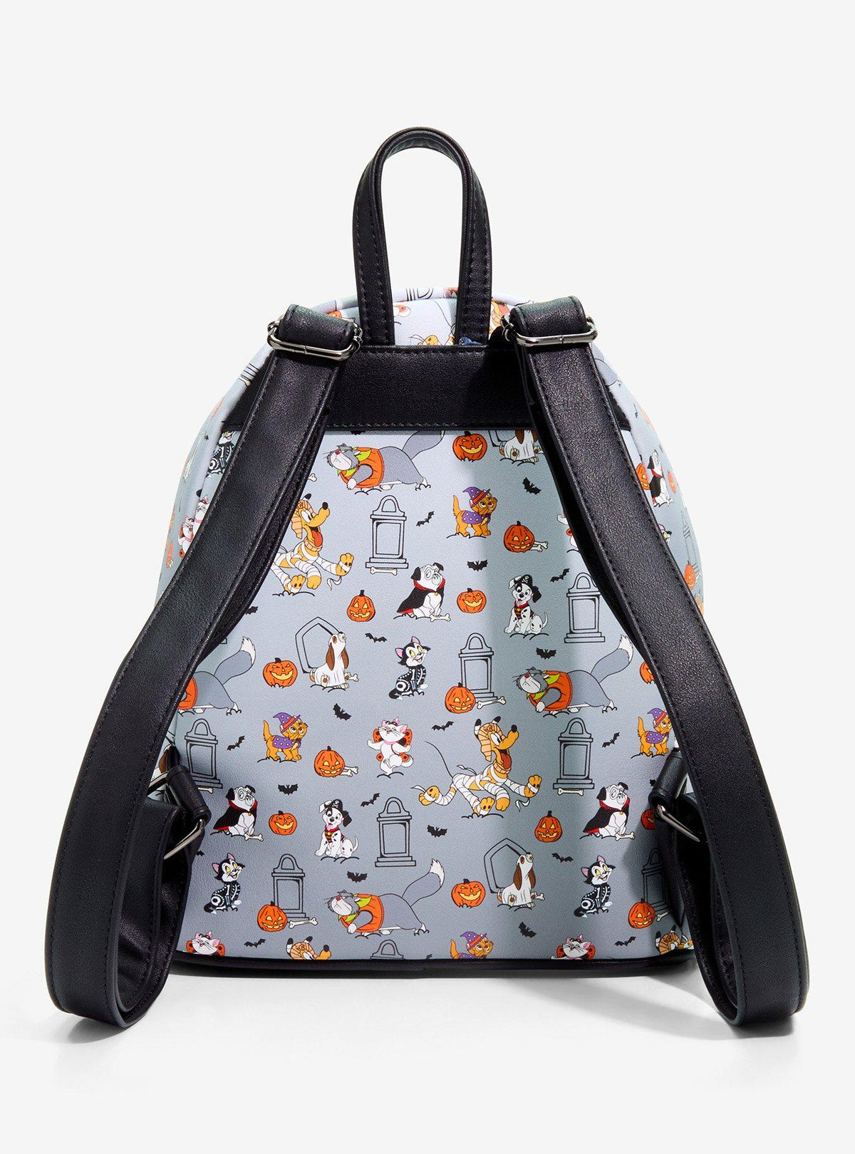 Mini mochila Disney de gatos y perros para Halloween