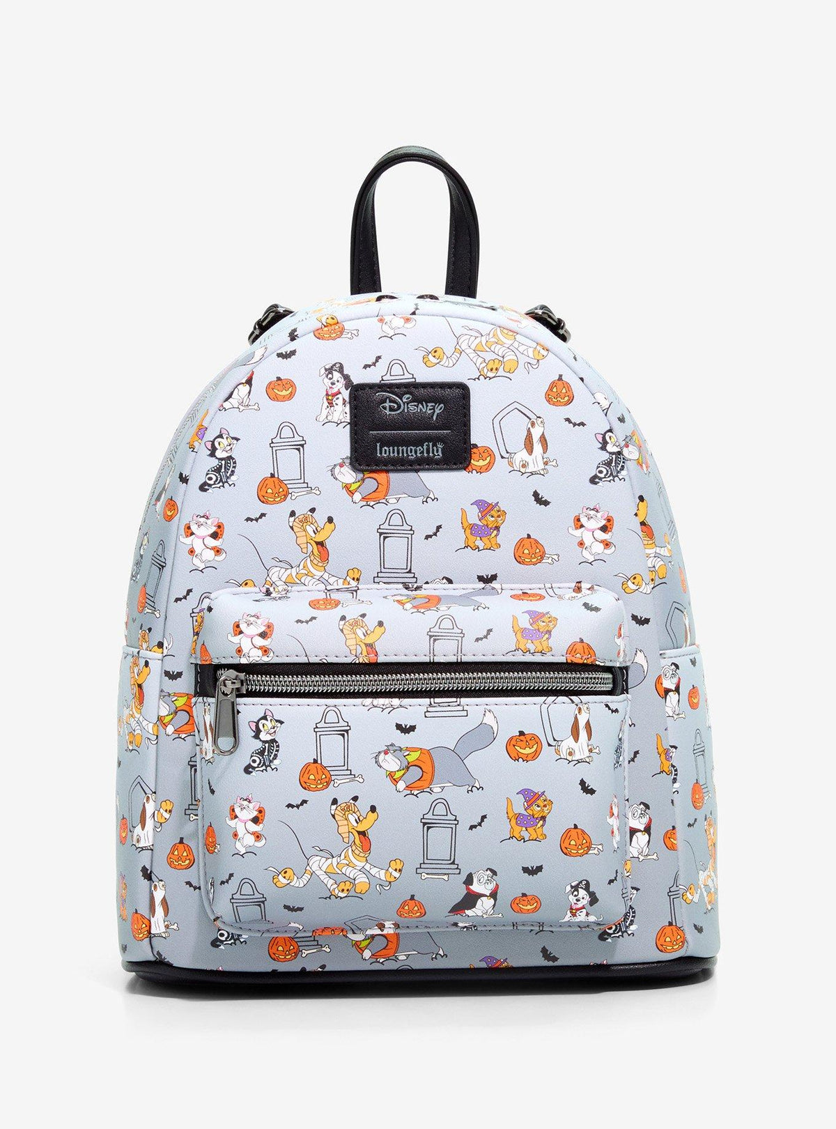 Mini mochila Disney de gatos y perros para Halloween