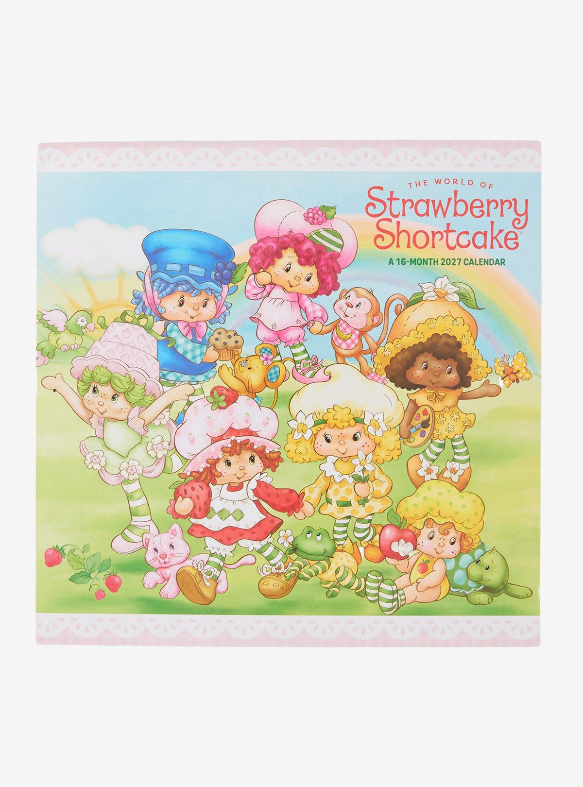 Calendario mural 2027 de Strawberry Shortcake