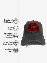 Gorra trucker vintage Enterprise de Star Trek: The Next Generation