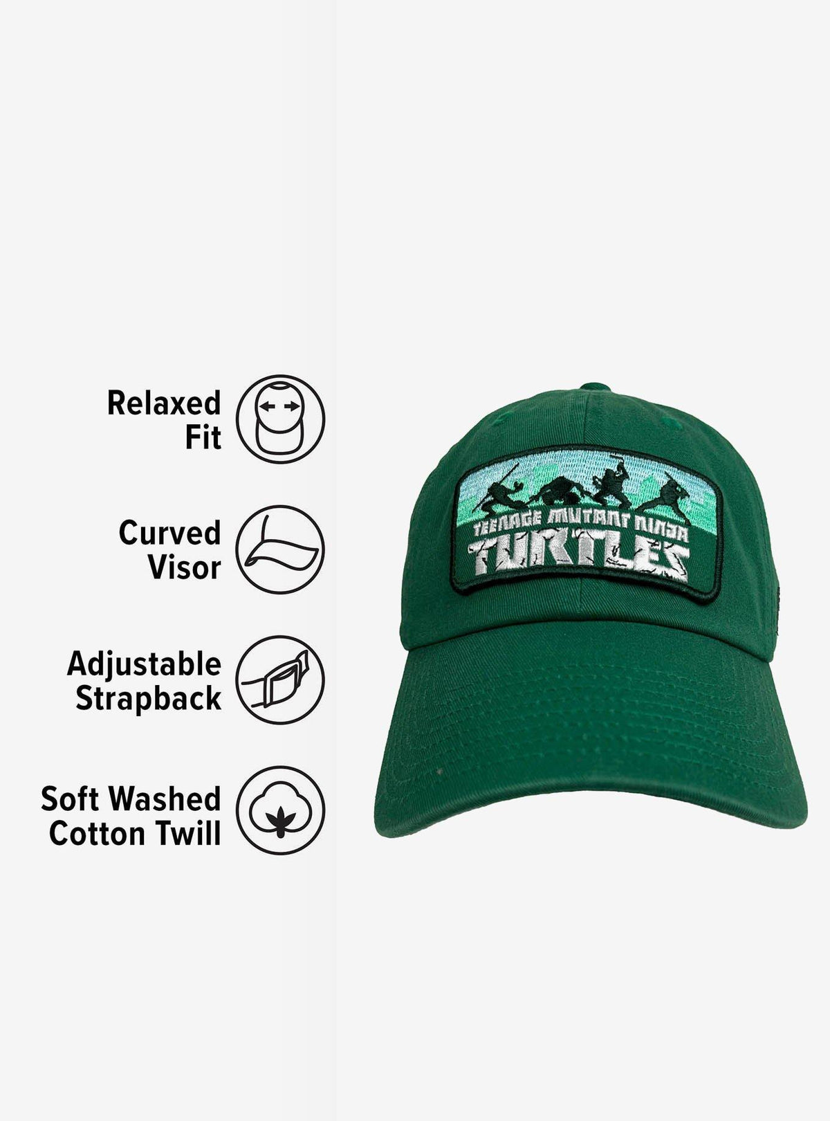 Jockey vintage con parche de Teenage Mutant Ninja Turtles