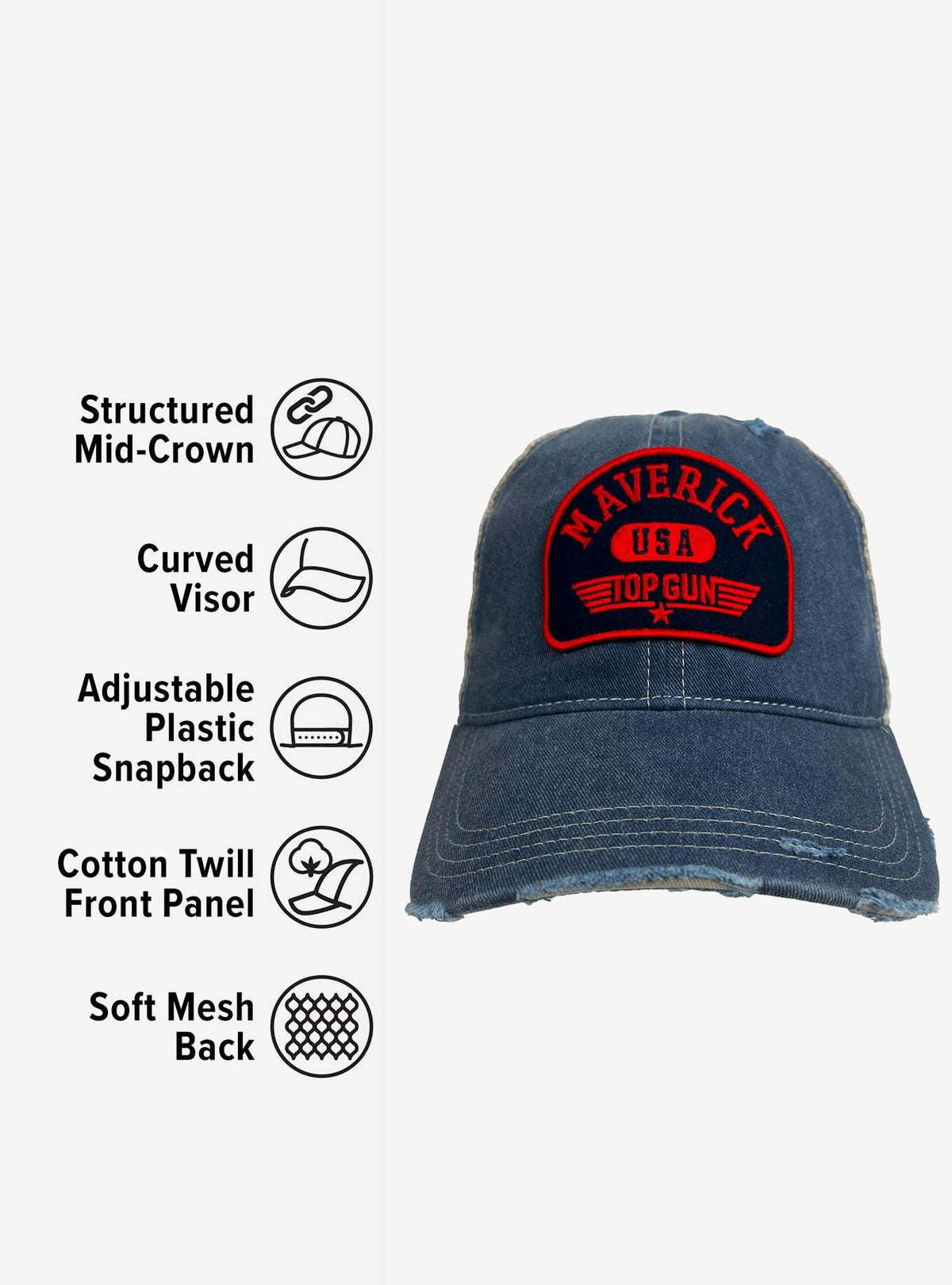 Jockey Trucker Vintage Top Gun Maverick