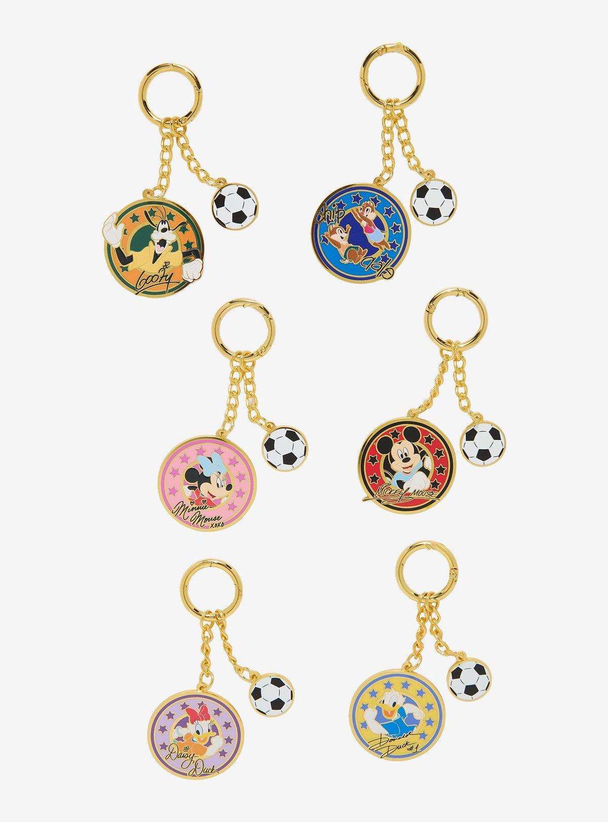 Llavero sorpresa de fútbol de Mickey Mouse y sus amigos