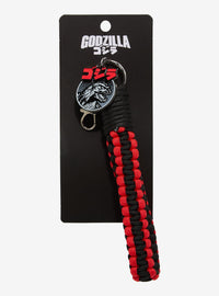 Llavero de paracord con dije de Godzilla