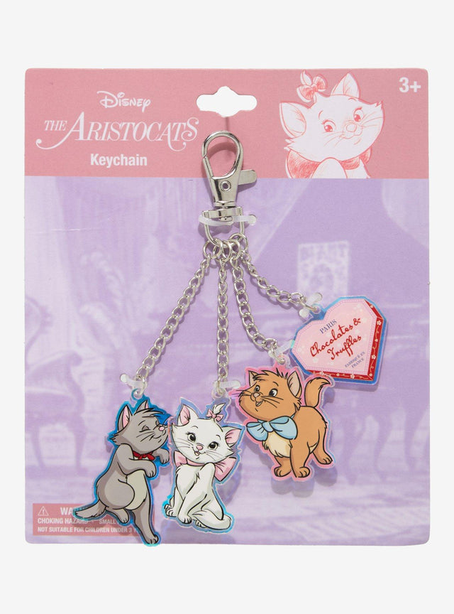 Llavero acrílico multicharm de The Aristocats