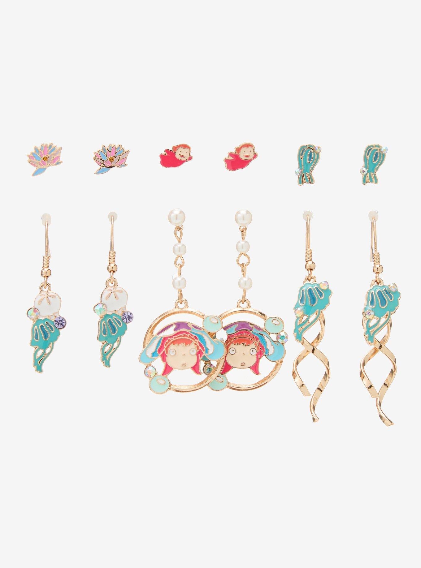 Set de aros Ponyo Icons de Studio Ghibli