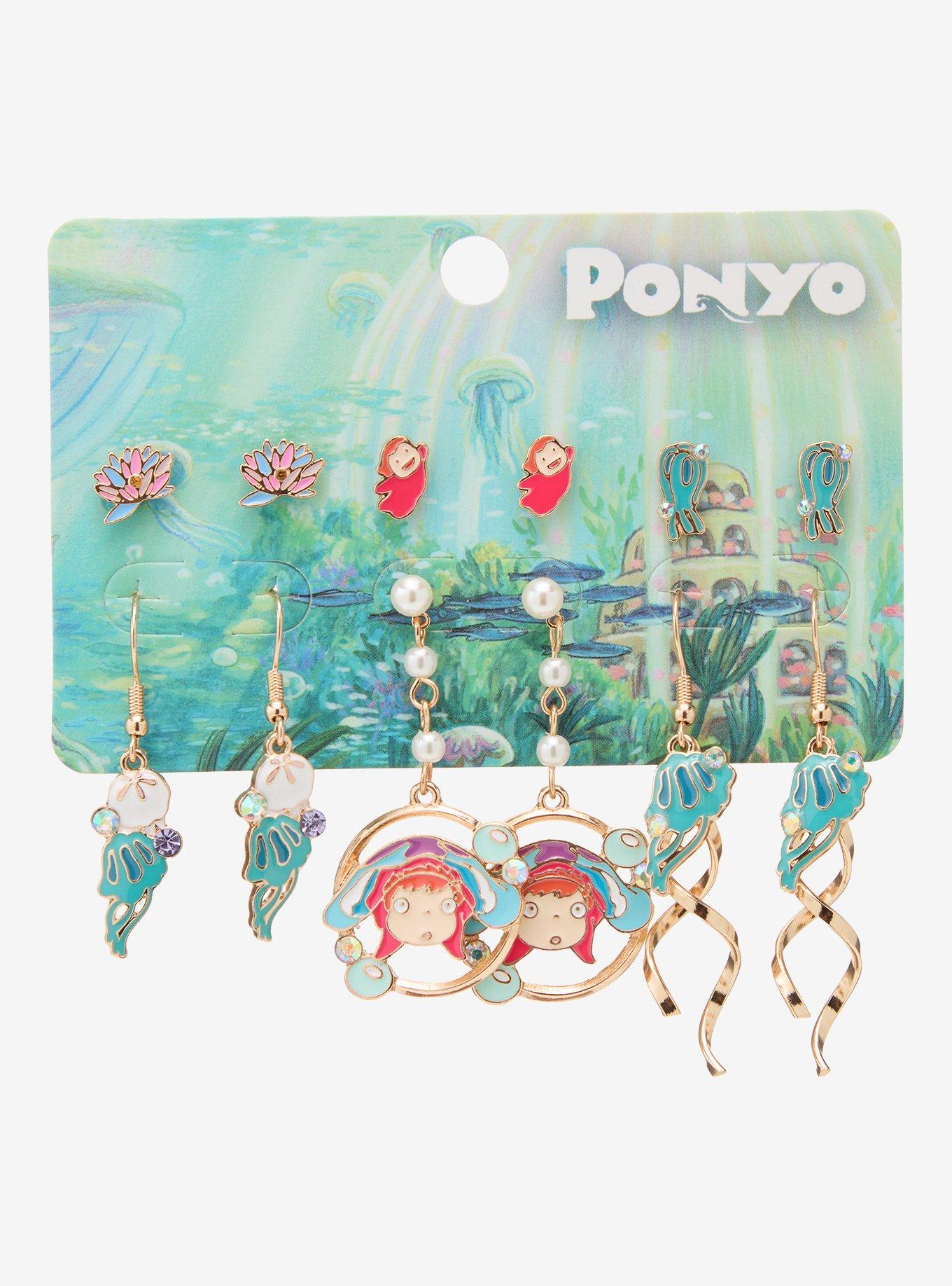 Set de aros Ponyo Icons de Studio Ghibli