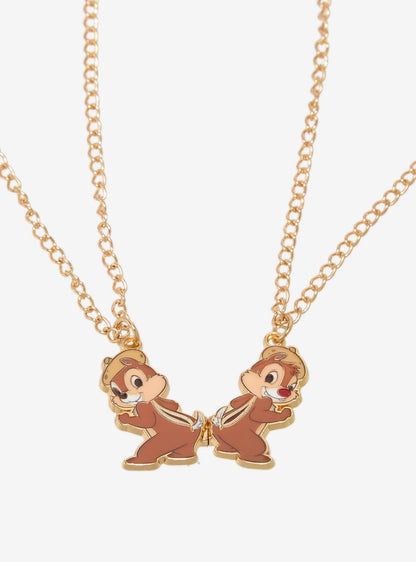 Set de collares con dijes magnéticos Chip & Dale