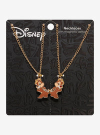 Set de collares con dijes magnéticos Chip & Dale