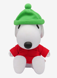 Figura de peluche Snoopy con chaqueta acolchada