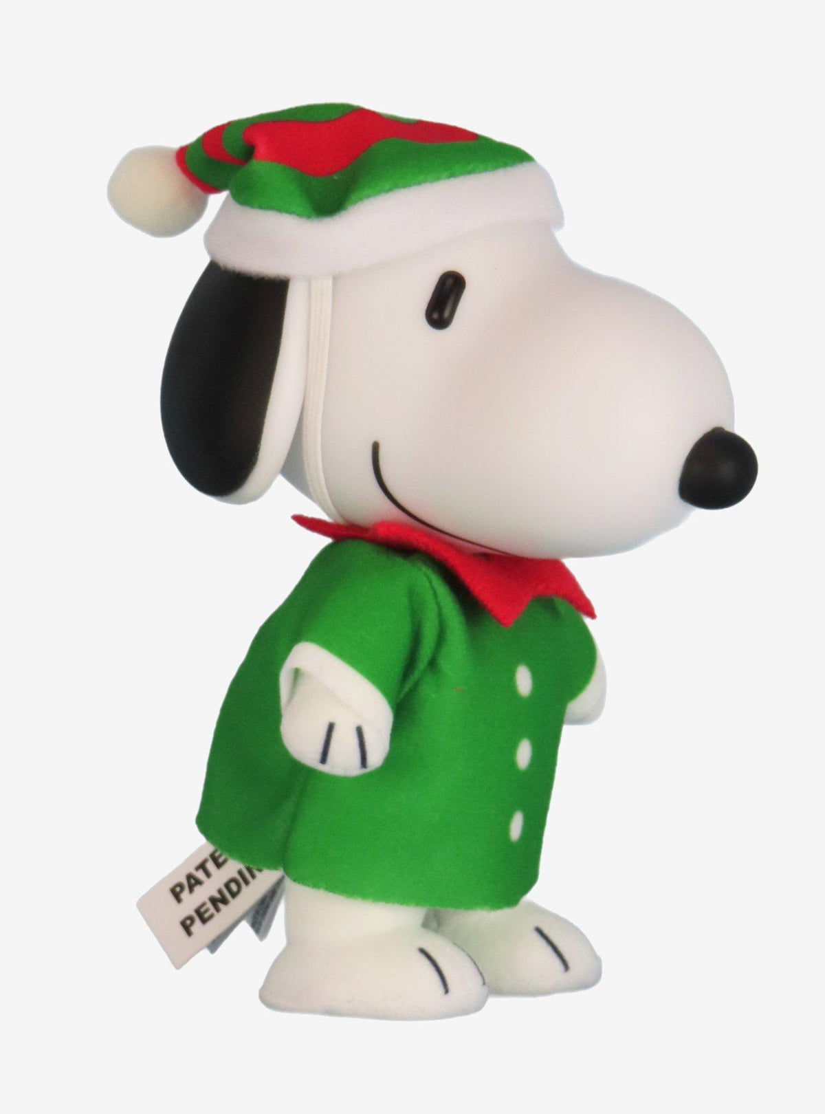 Peluche FigureKey de Snoopy con traje de duende navideño