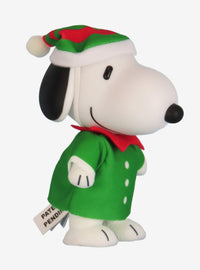 Peluche FigureKey de Snoopy con traje de duende navideño