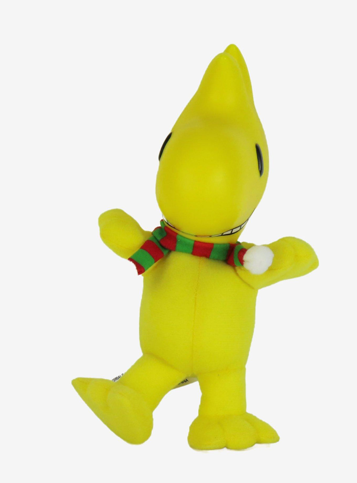 Peluche Peanuts Woodstock con bufanda invernal a rayas