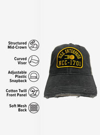 Jockey Trucker Vintage Enterprise de Star Trek