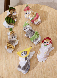 Pinza tipo garra sorpresa Mofusand de gatos frutales