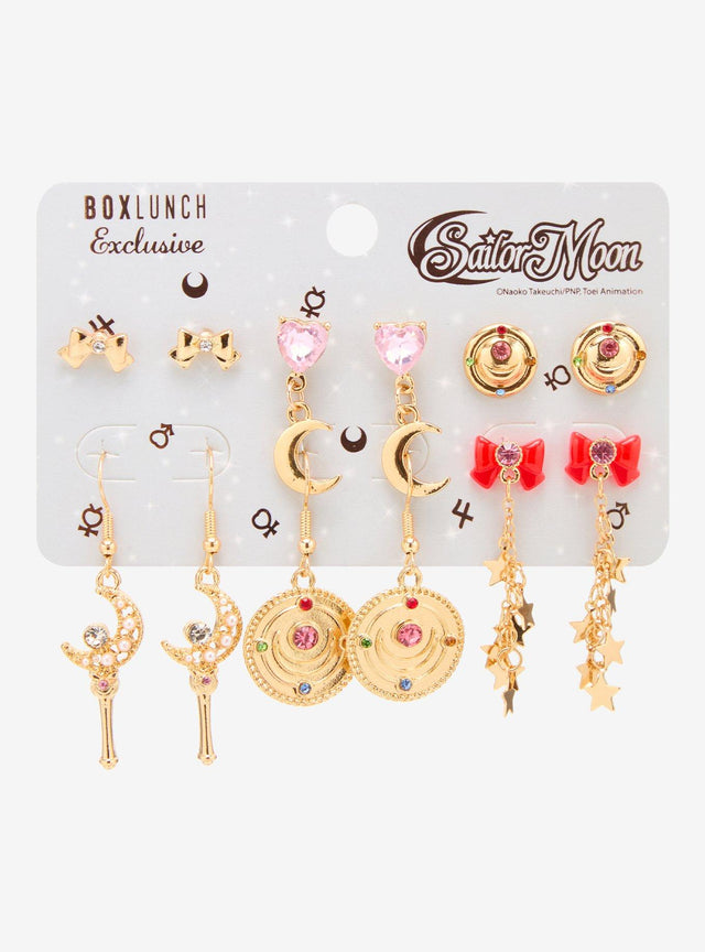 Aros Sailor Moon: set de 6 pares