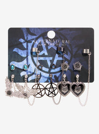 Set de aros colgantes Supernatural
