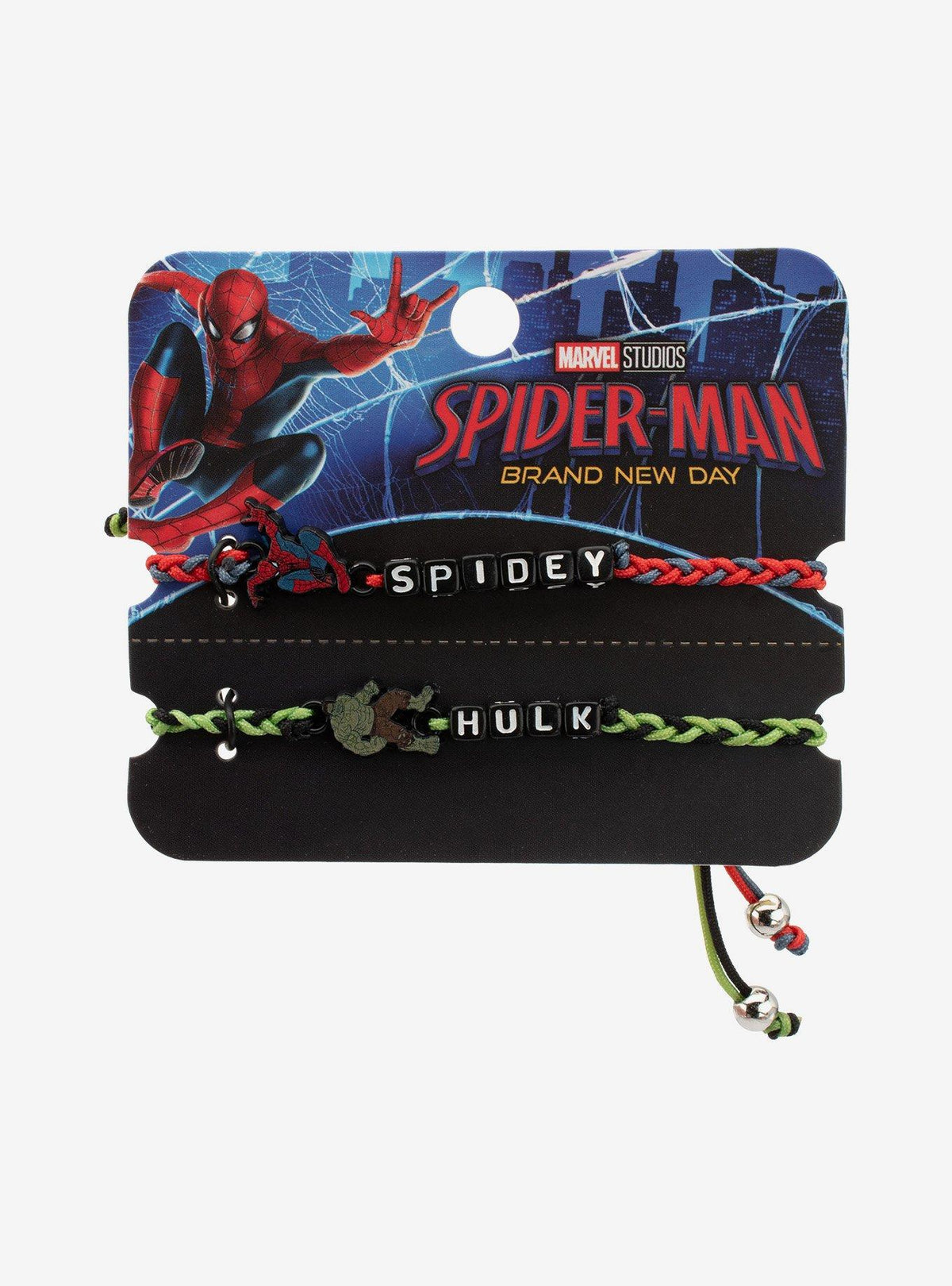 Set de pulseras Spider-Man y Hulk: Brand New Day