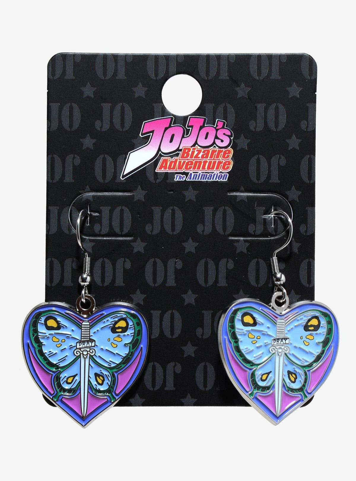 Aros colgantes Jolyne con corazones | JoJo's Bizarre Adventure