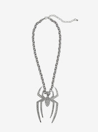 Collar de Spider-Man con logo brillante