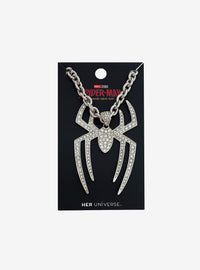 Collar de Spider-Man con logo brillante