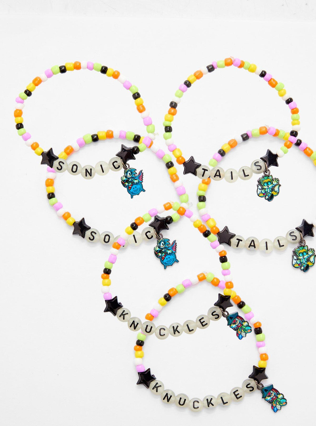 Set de pulseras de cuentas Sonic the Hedgehog Halloween