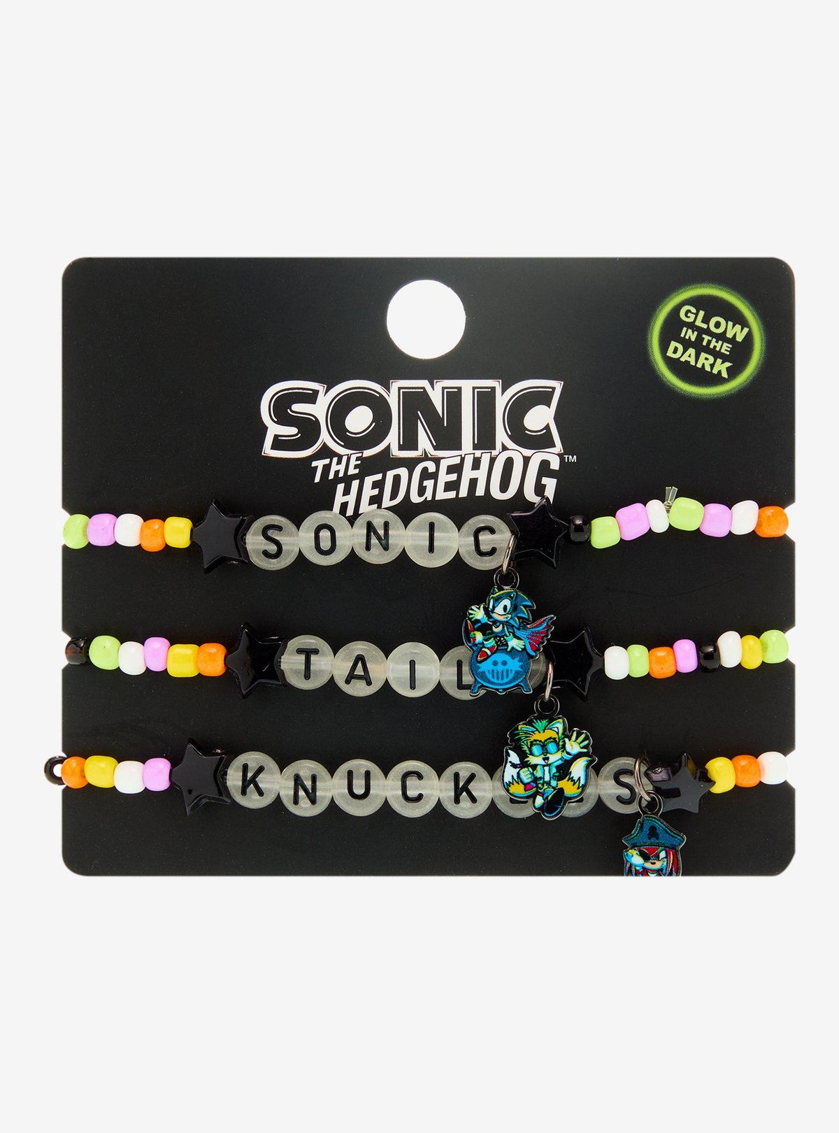 Set de pulseras de cuentas Sonic the Hedgehog Halloween