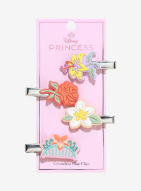 Set de pinzas para el pelo Disney Princess con flores