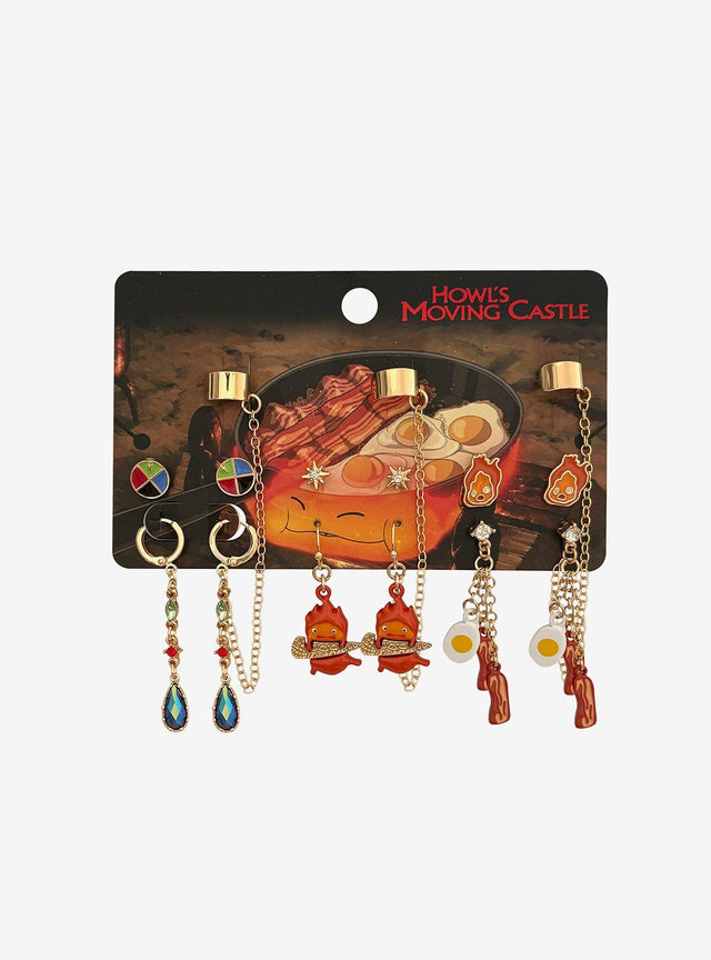 Set de aros cuff de Calcifer - El castillo ambulante