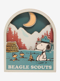 Imán en capas Peanuts Beagle Scouts «Whatever! Makes You Happy»
