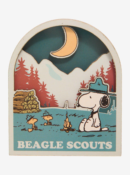 Imán en capas Peanuts Beagle Scouts «Whatever! Makes You Happy»