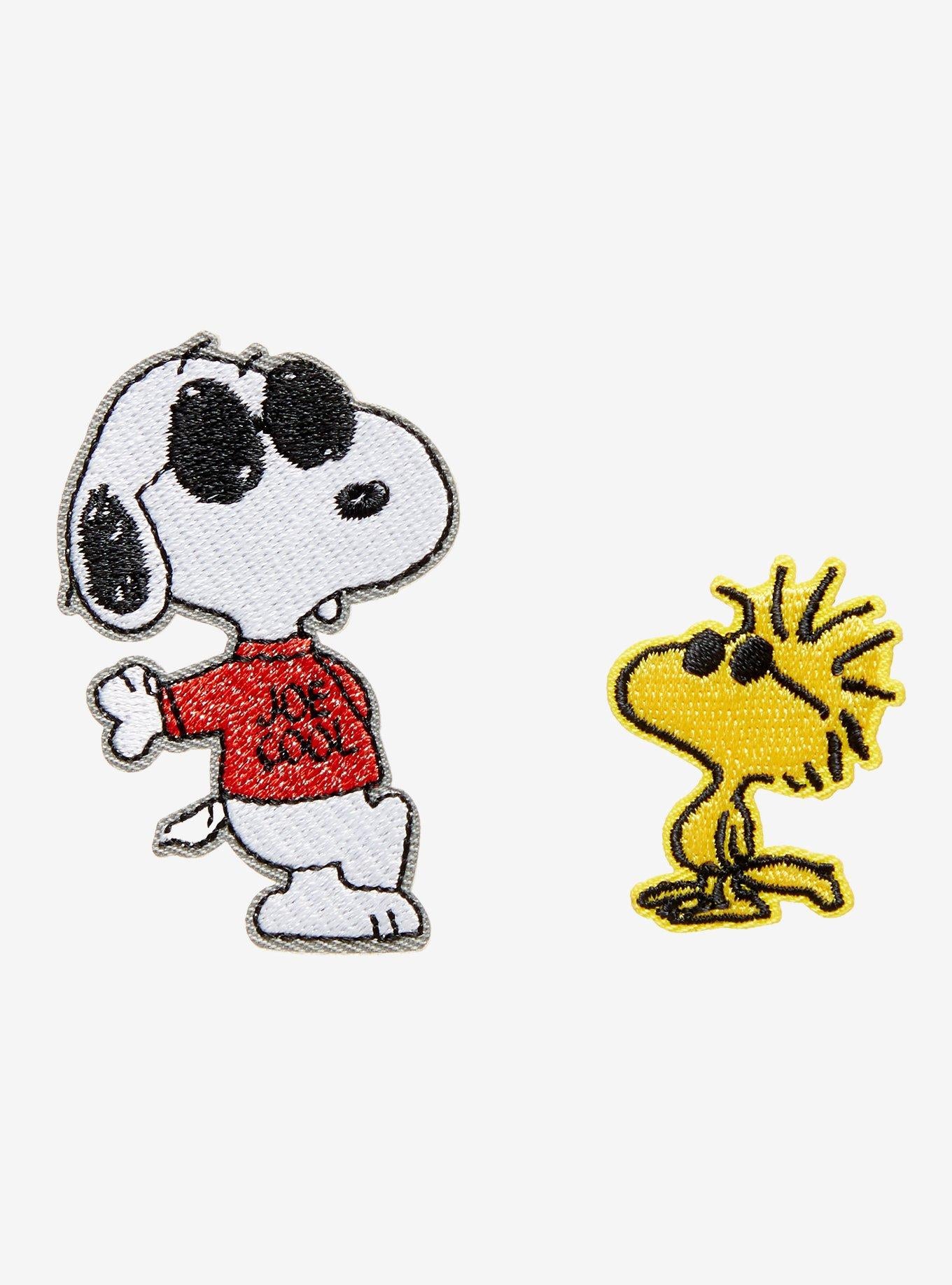 Set de parches bordados Snoopy y Woodstock Joe Cool