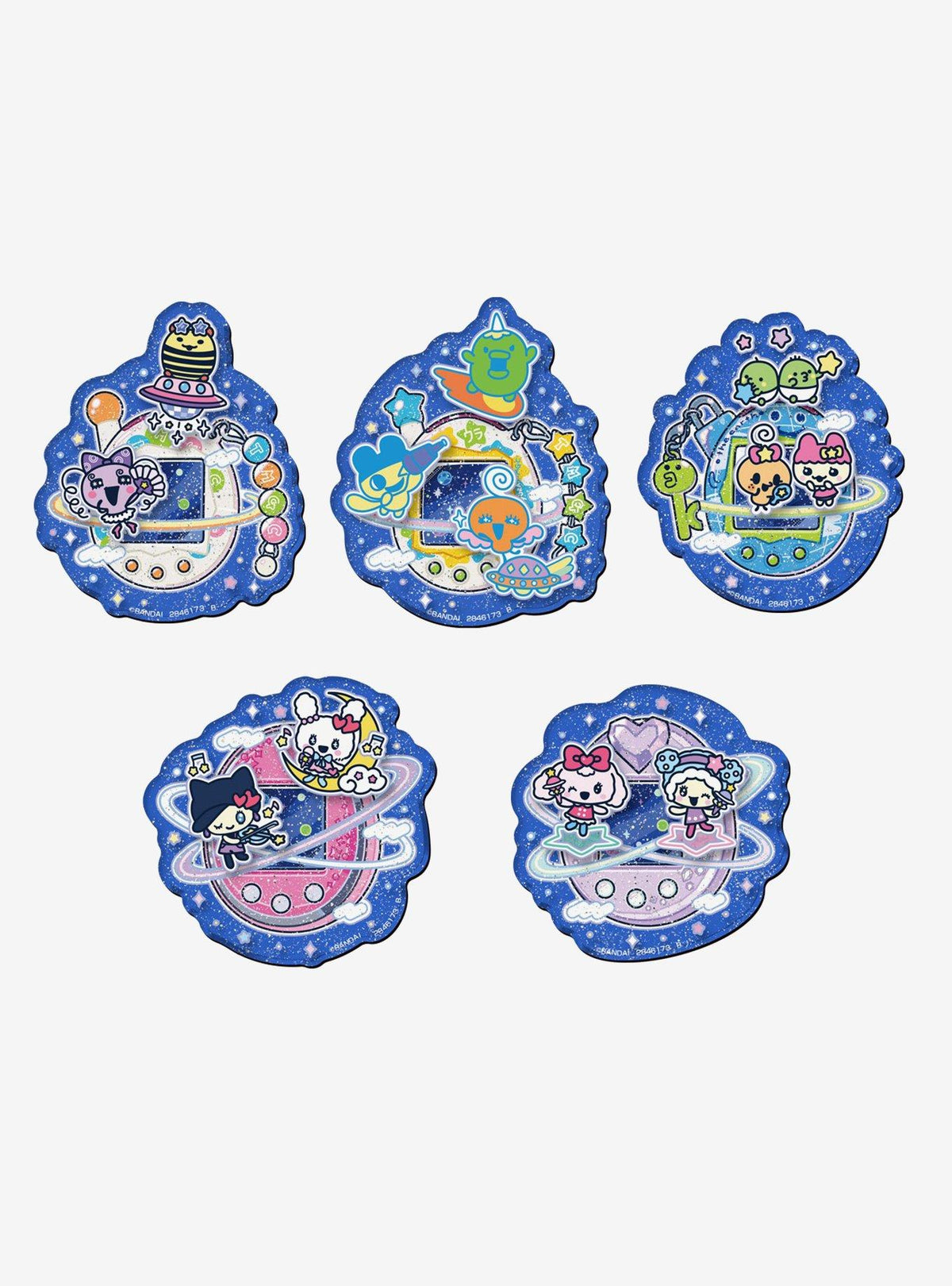 Imán sorpresa con glitter Tamagotchi 30.º aniversario
