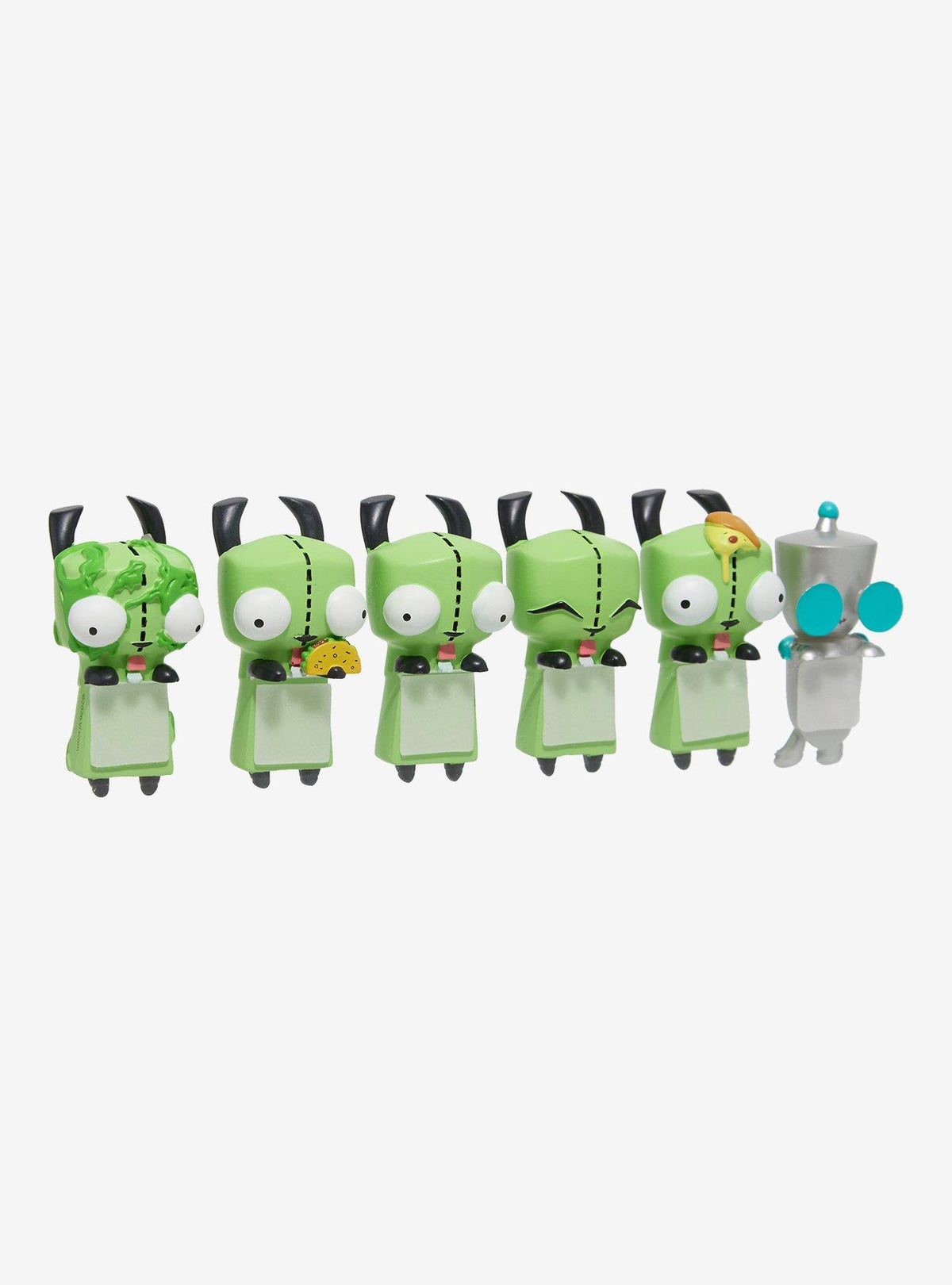 Adorno adhesivo para celular GIR - Invader Zim