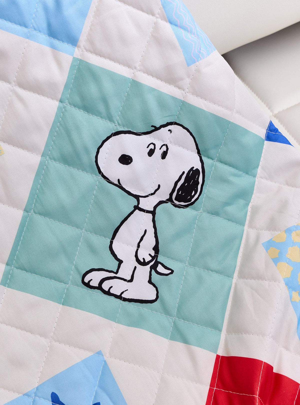 Manta acolchada reversible retro de Peanuts