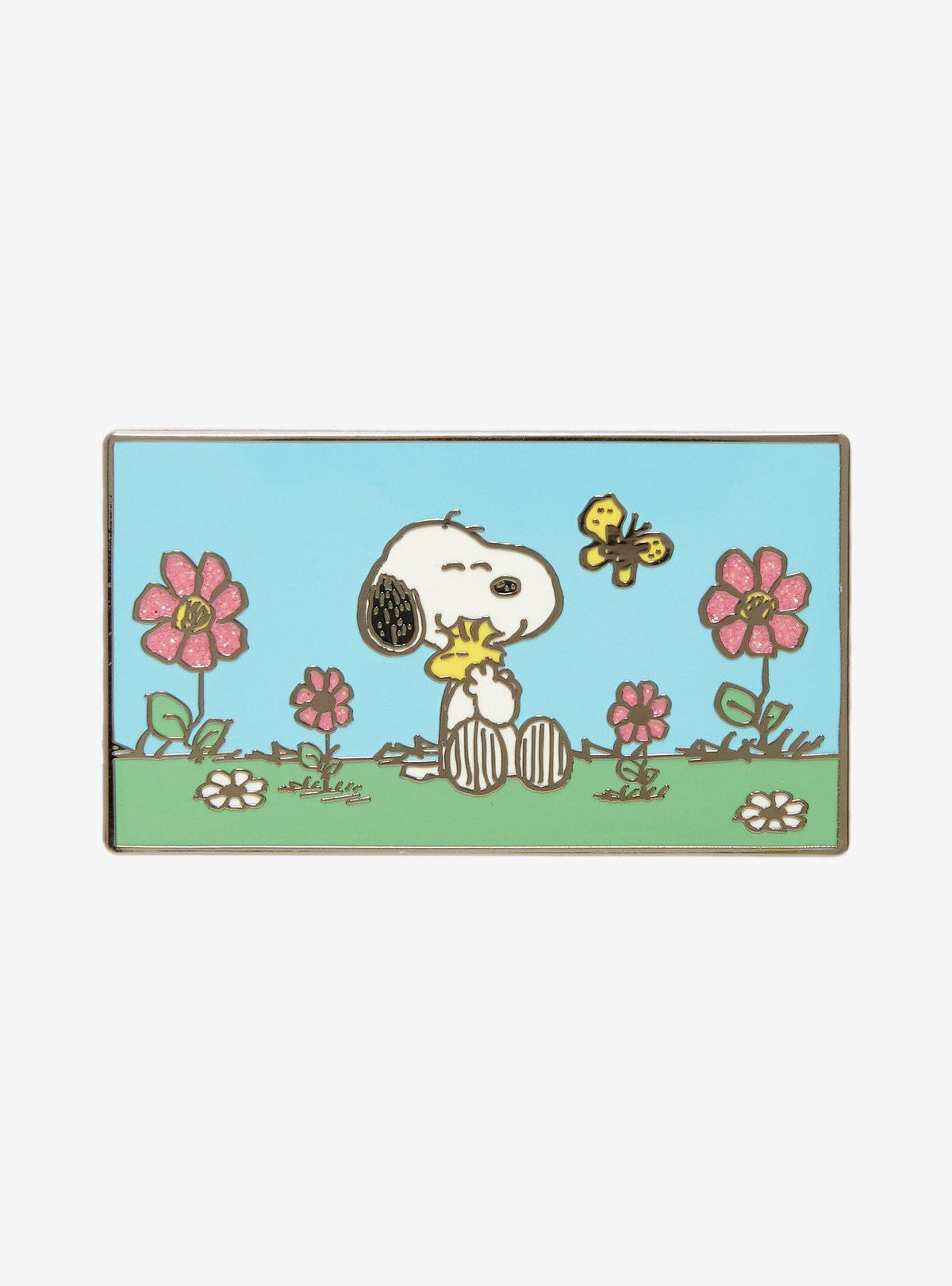 Pin sorpresa Peanuts de primavera: Snoopy y Woodstock