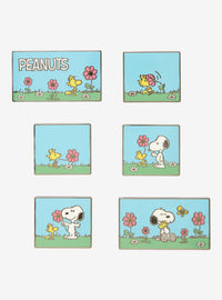 Pin sorpresa Peanuts de primavera: Snoopy y Woodstock