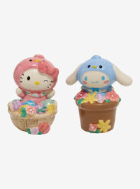 Set de salero y pimentero de Pascua Hello Kitty y Cinnamoroll