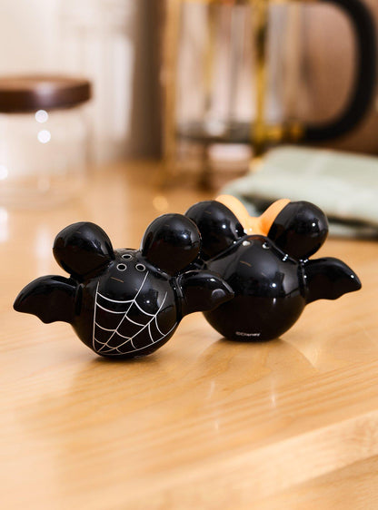Salero y pimentero de Mickey y Minnie murciélagos
